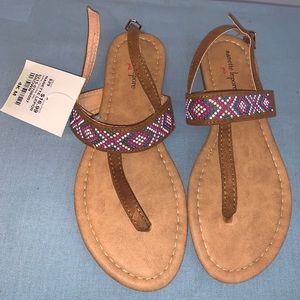 Tan Thong Sandals